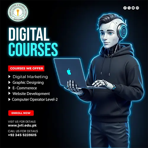 Digital Skills Courses in Muzaffarabad – Jawad Vocational & Technical Institute (JVTI)