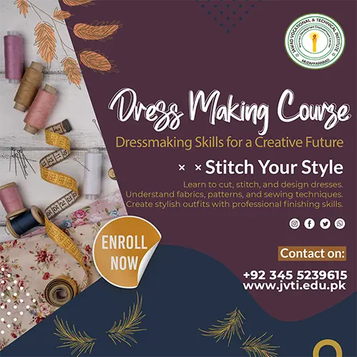 Dress Making Course in Muzaffarabad – Jawad Vocational & Technical Institute (JVTI)