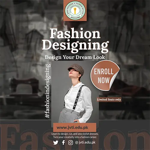 Fashion Designing Course in Muzaffarabad – Jawad Vocational & Technical Institute (JVTI)